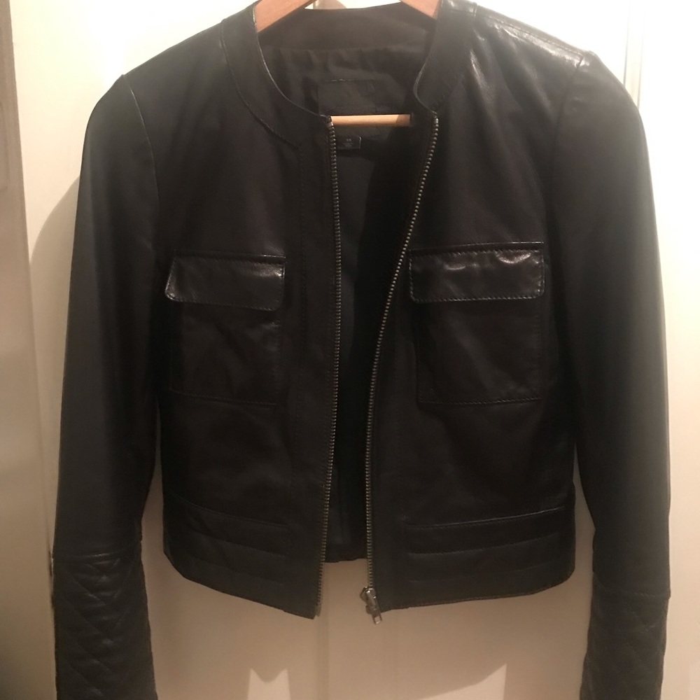 Modern Black Leather Jacket